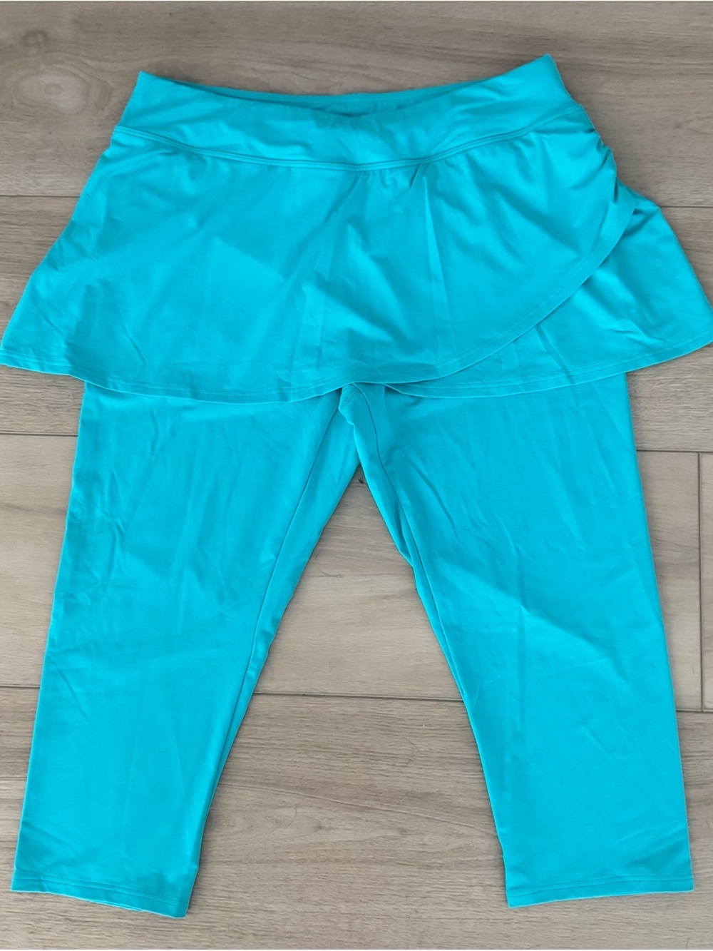 Lands’ End Capri Leggings with Skirt Women’s Size Large